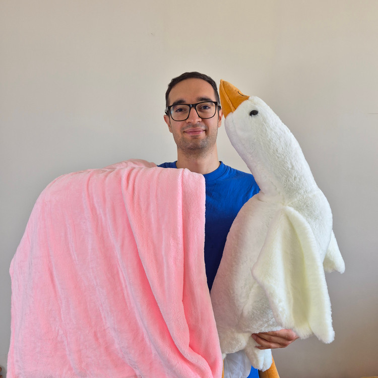 عروسک غاز پتو دار